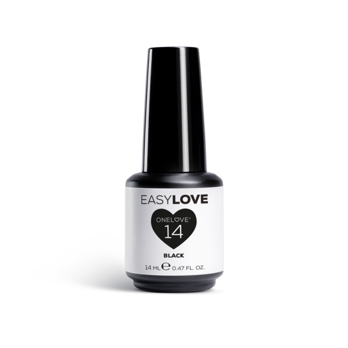 EASYLOVE 14 - BLACK - SOAK OFF GEL SEMIPERMANENTE - 14ML