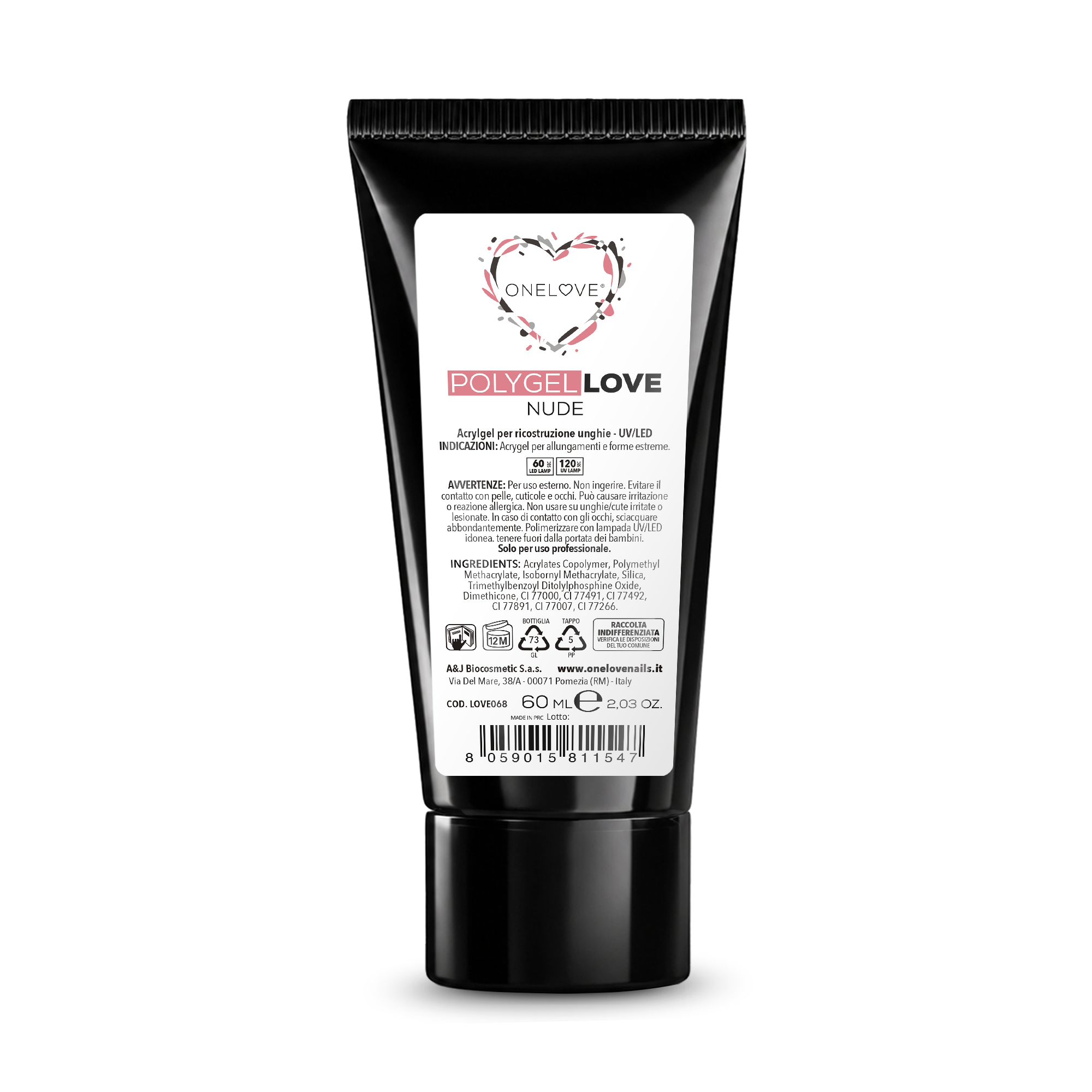 POLYGEL LOVE - NUDE - 60 ML