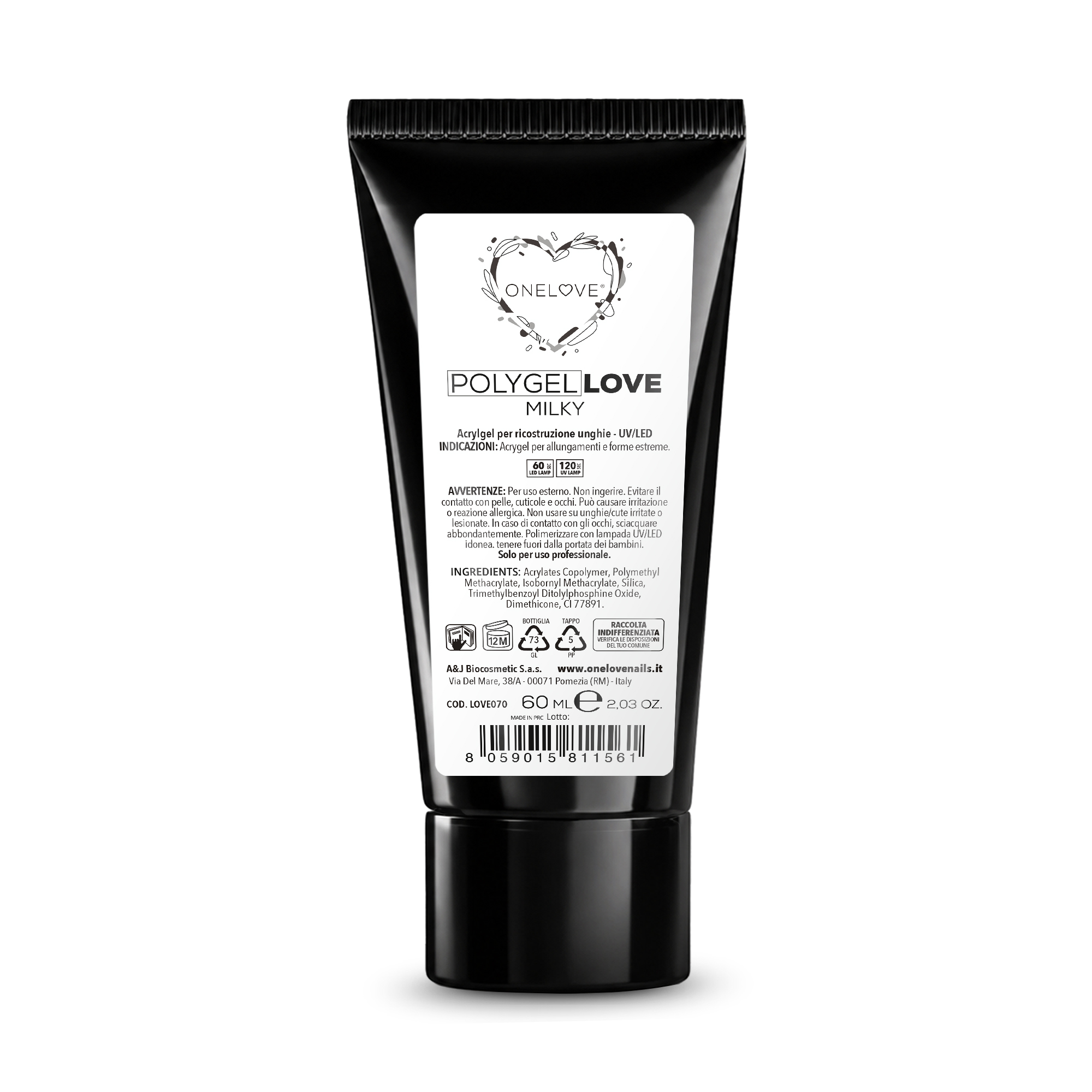 POLYGEL LOVE - MILKY - 60 ML