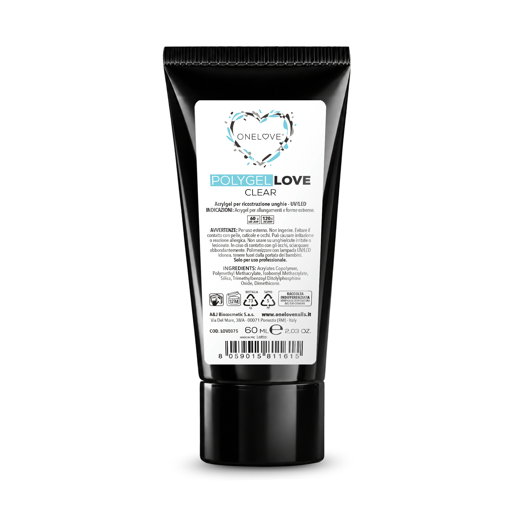 POLYGEL LOVE - CLEAR - 60 ML